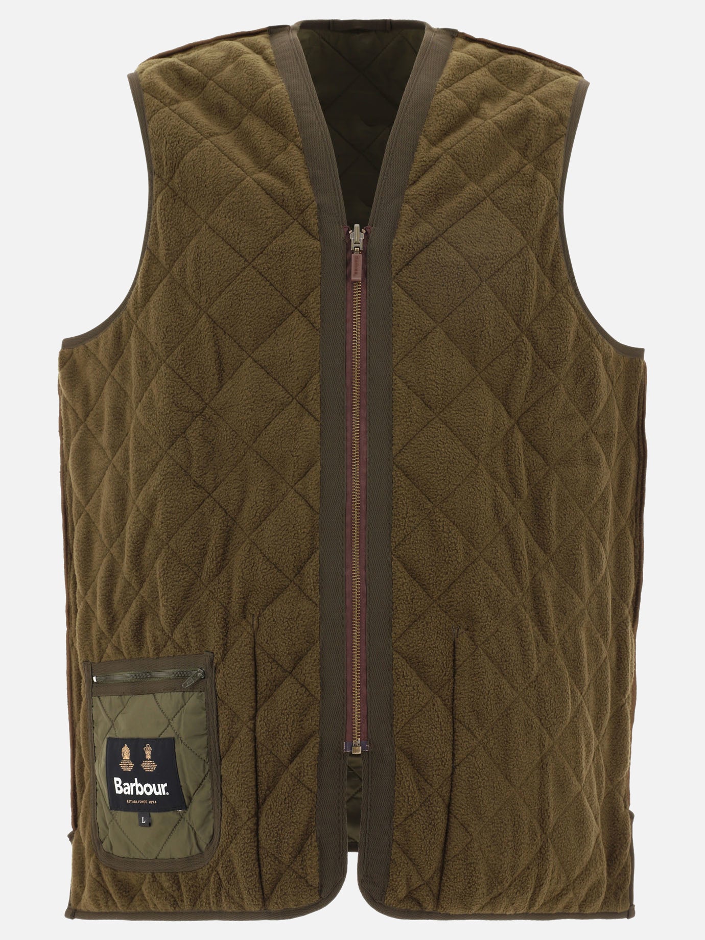Vest jackets Solid colour  Green - Barbour Men | PDP | VIETTI Online Store | thumbnail_2