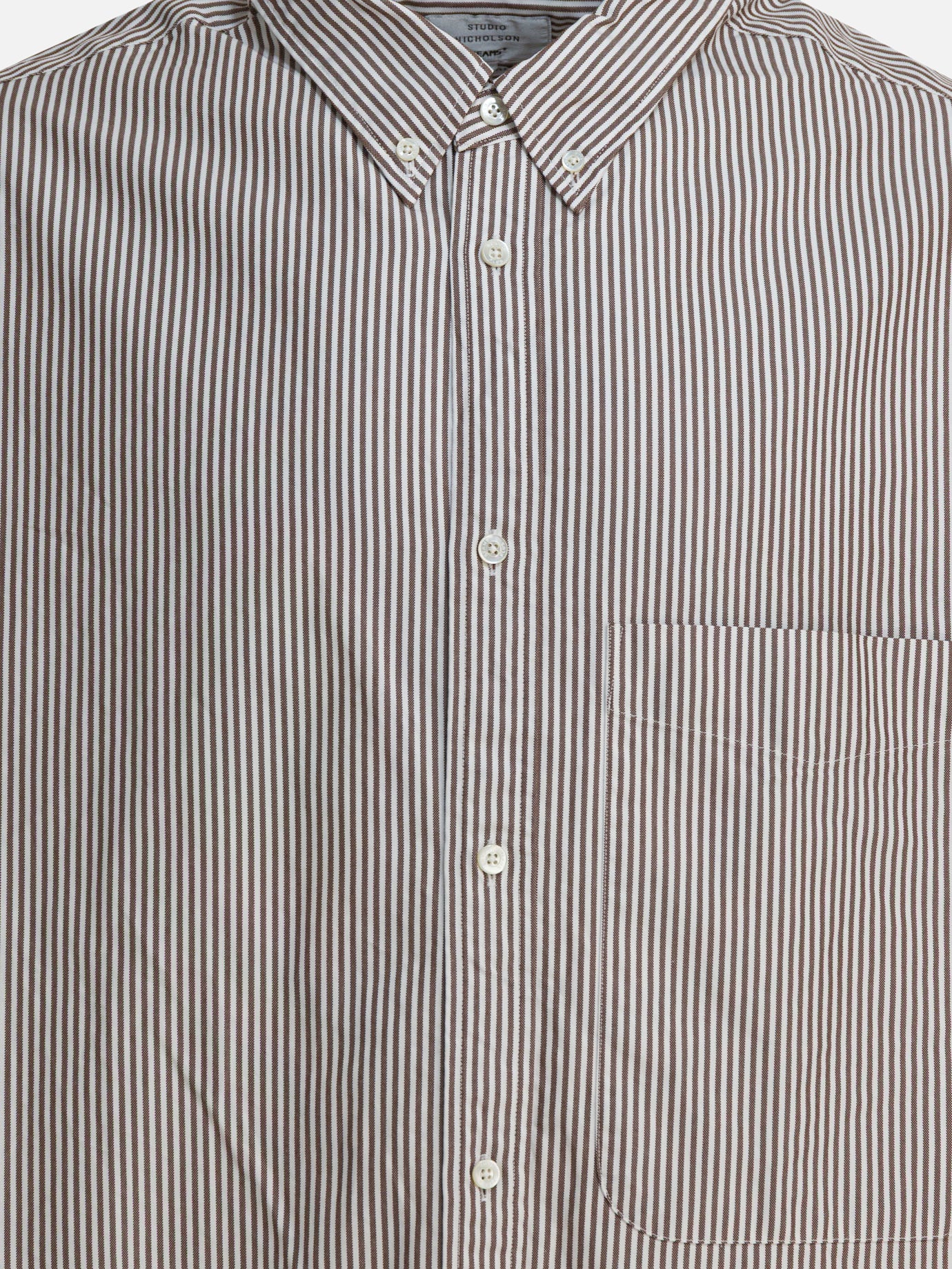 Casual shirts Solid colour  Brown - Beams Plus Men | PDP | VIETTI Online Store | thumbnail_3