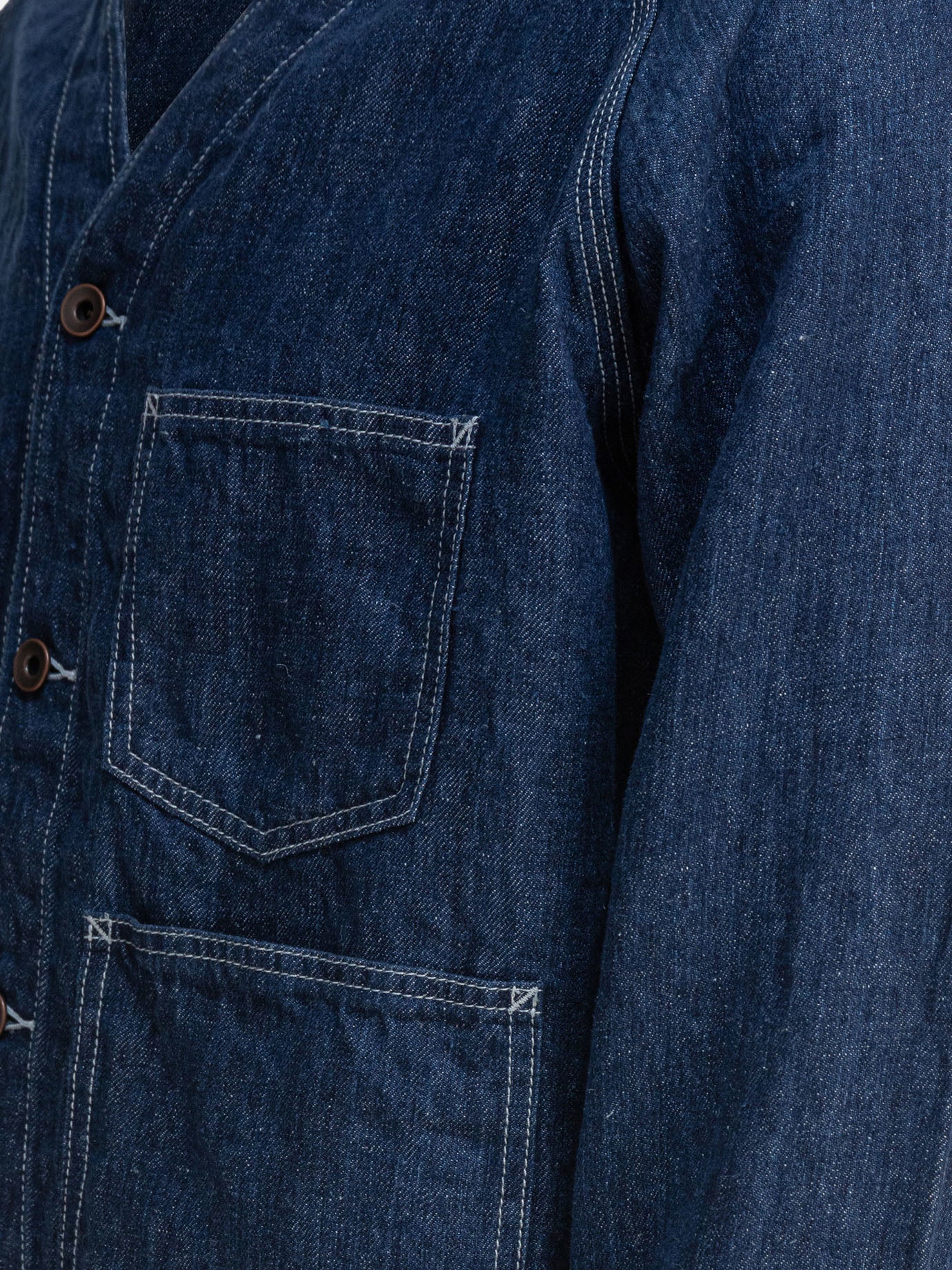 Denim jackets Solid colour  Blue - Beams Plus Men | PDP | VIETTI Online Store | Zoom-Modal_4
