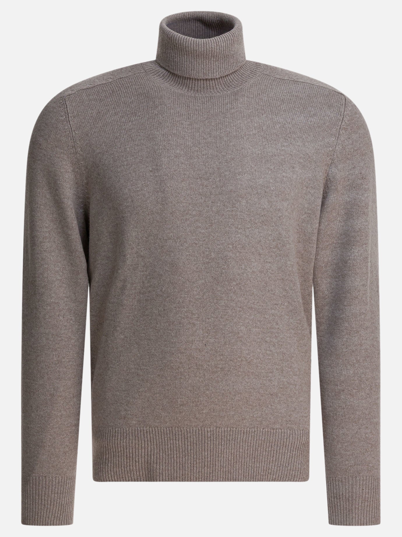 Turtleneck sweaters Solid colour  Beige - Brunello Cucinelli Men | PDP | VIETTI Online Store | Zoom-Modal
