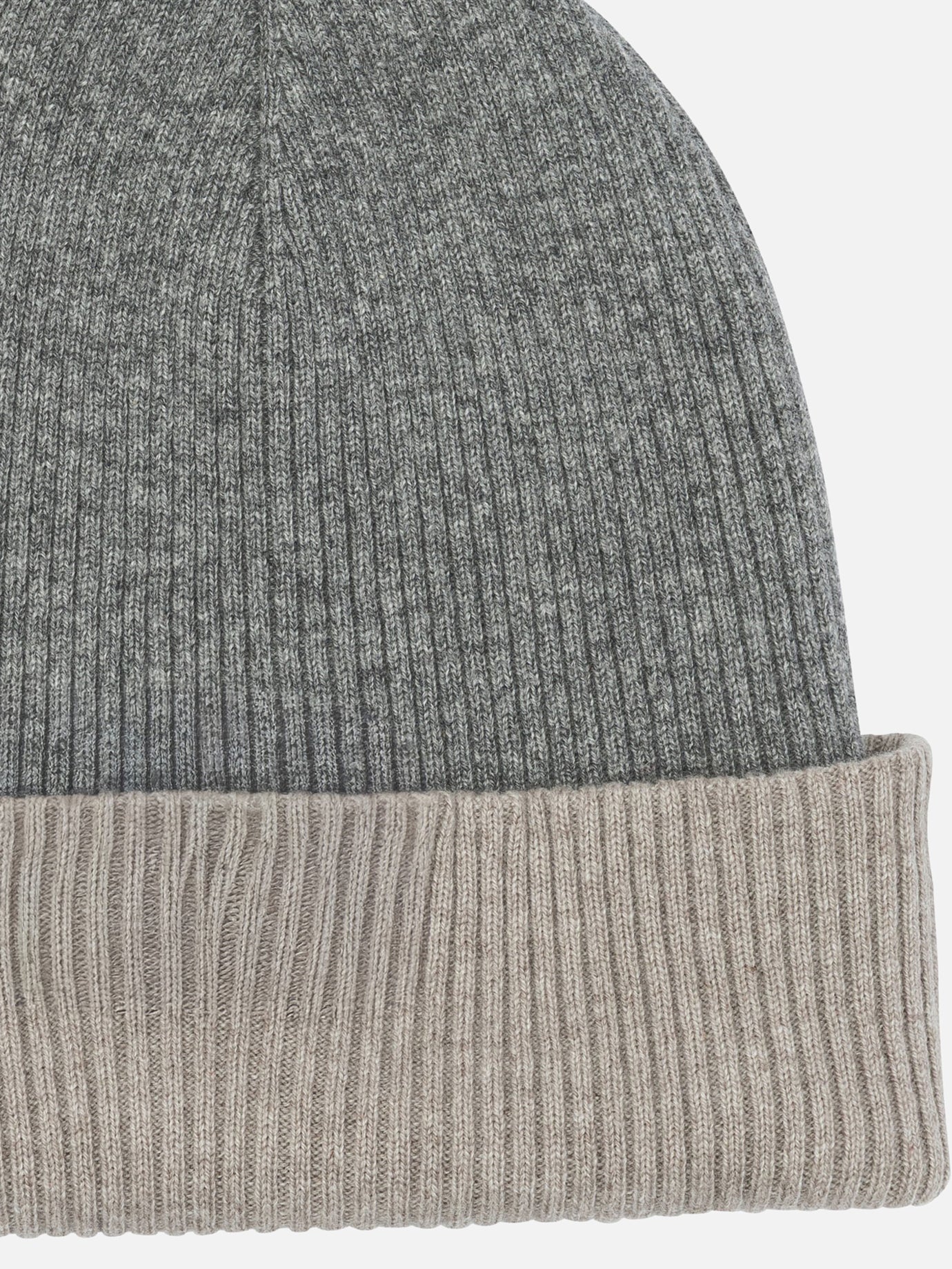 Beanies 100% cashmere  Grey - Brunello Cucinelli Men | PDP | VIETTI Online Store | Zoom-Modal_3
