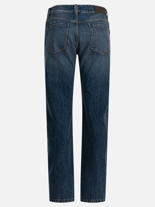 Straight-leg jeans Solid colour  Blue - Brunello Cucinelli Women | PDP | VIETTI Online Store | 2
