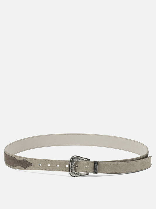 Leather belts 100% leather  Beige - Brunello Cucinelli Men | PLP | VIETTI Online Store 
