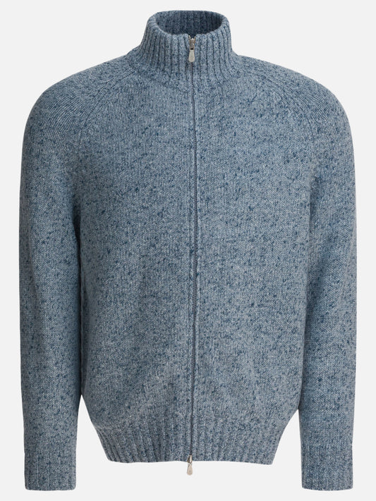 Zipped sweaters Solid colour  Grey - Brunello Cucinelli Men | PLP | VIETTI Online Store 
