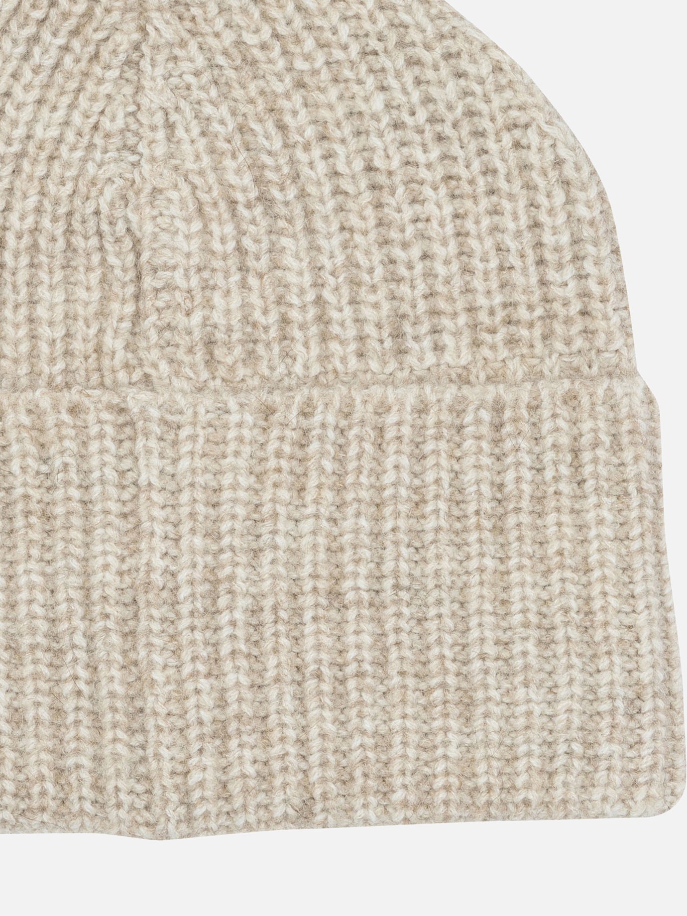 Beanies 32% virgin wool 18% alpaca 16% cashmere 14% cotton 12% polyamide 5% silk 3% wool  Beige - Brunello Cucinelli Men | PDP | VIETTI Online Store | thumbnail_3