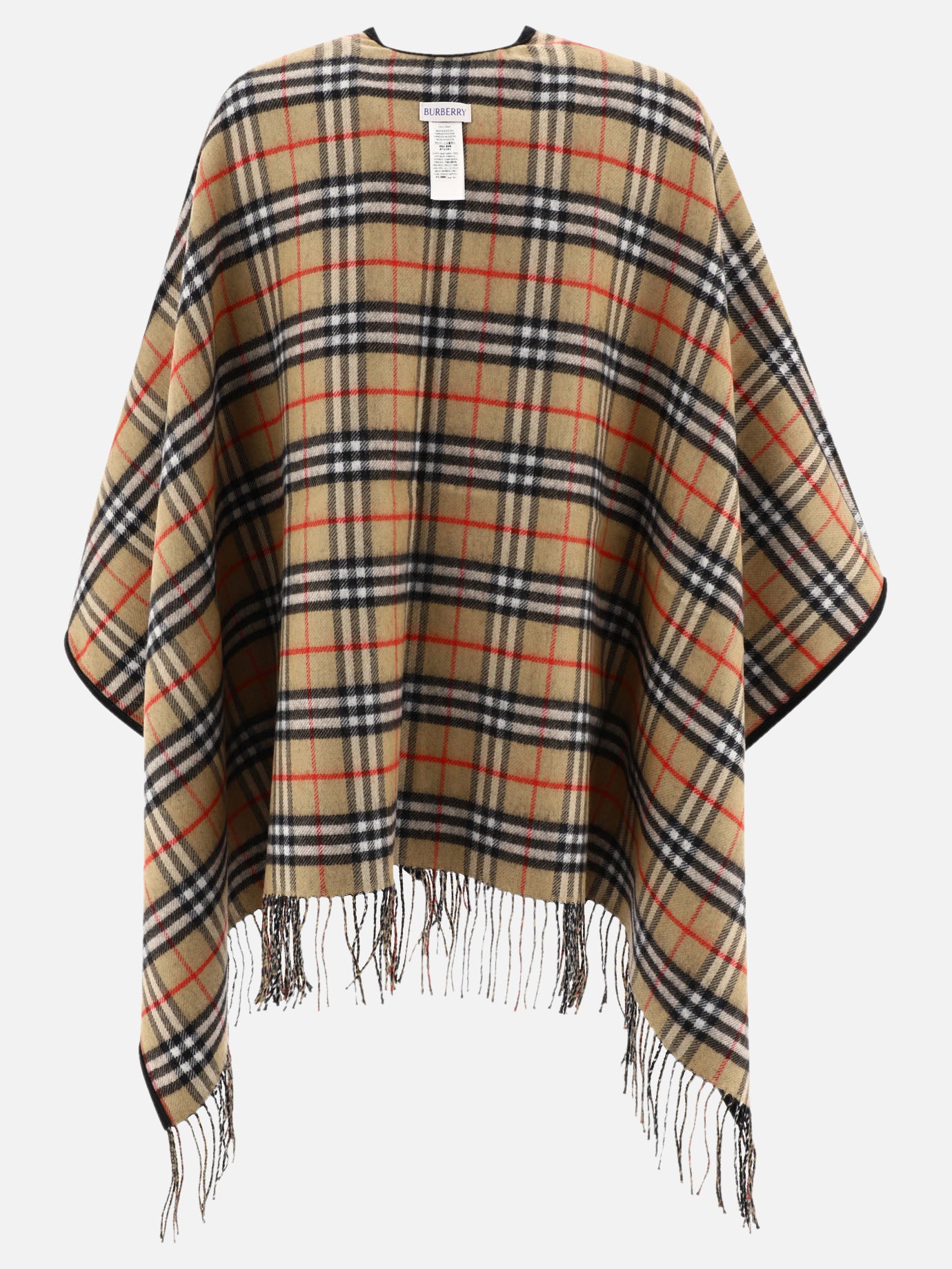 Capes Check  Black - Burberry Women | PDP | VIETTI Online Store | Zoom-Modal_4
