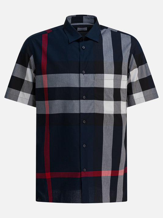 Casual shirts Check  Blue - Burberry Men | PLP | VIETTI Online Store 
