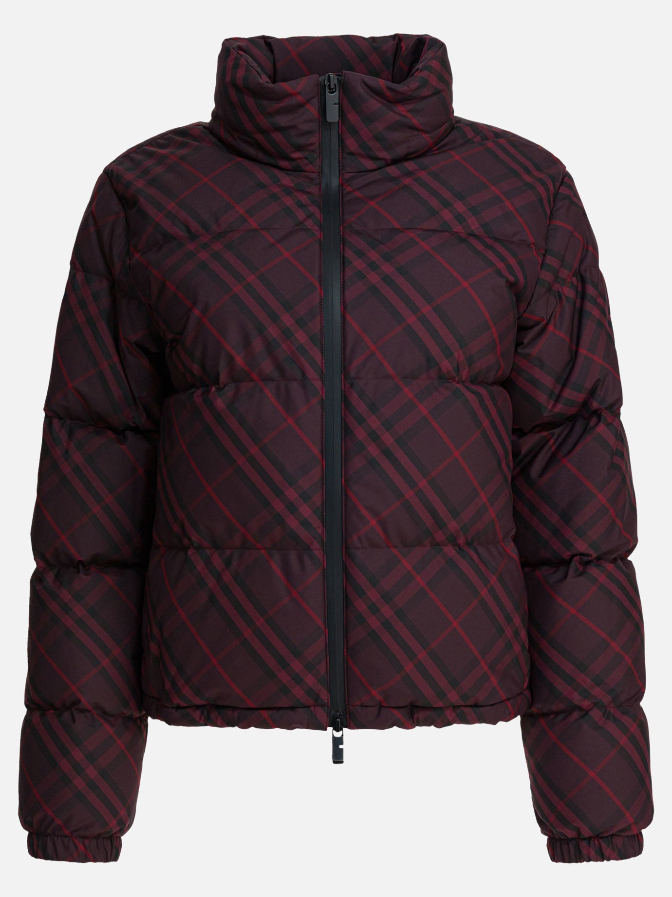 Down jackets Check  Bordeaux - Burberry Women | PDP | VIETTI Online Store | thumbnail
