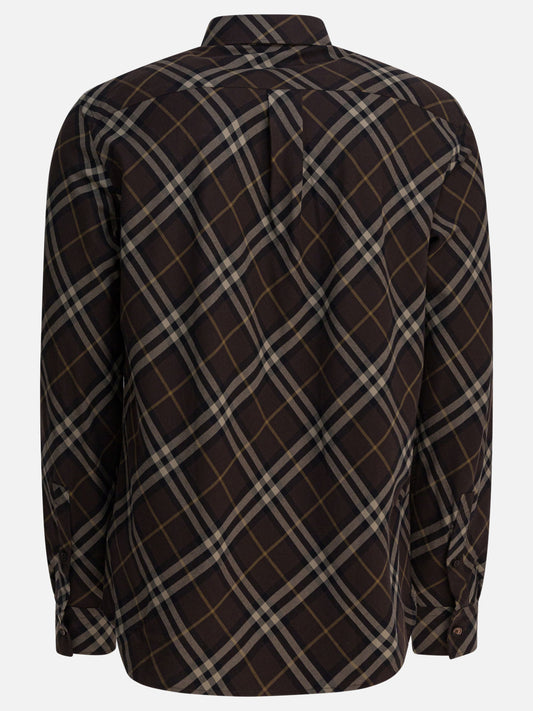 Casual shirts Check  Brown - Burberry Men | PDP | VIETTI Online Store | 2
