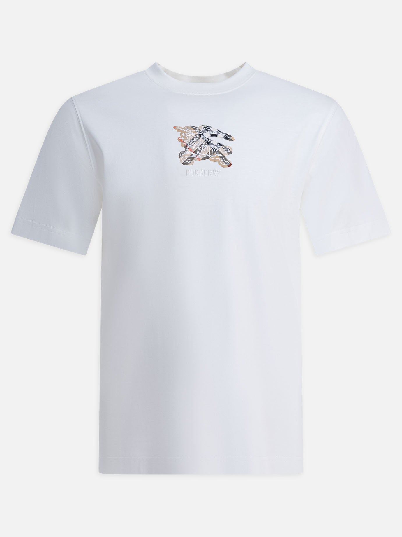 Crewneck t-shirts Logo  White - Burberry Men | PDP | VIETTI Online Store | Zoom-Modal
