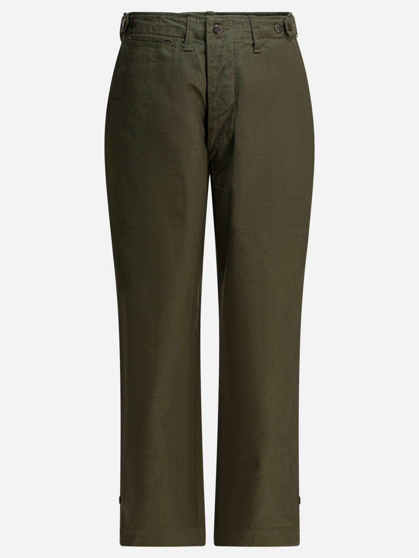Cargo & parachute trousers Solid colour  Green - Buzz Rickson's Men | PDP | VIETTI Online Store | thumbnail