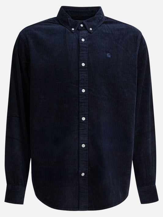 Casual shirts Solid colour  Blue - Carhartt WIP Men | PLP | VIETTI Online Store 

