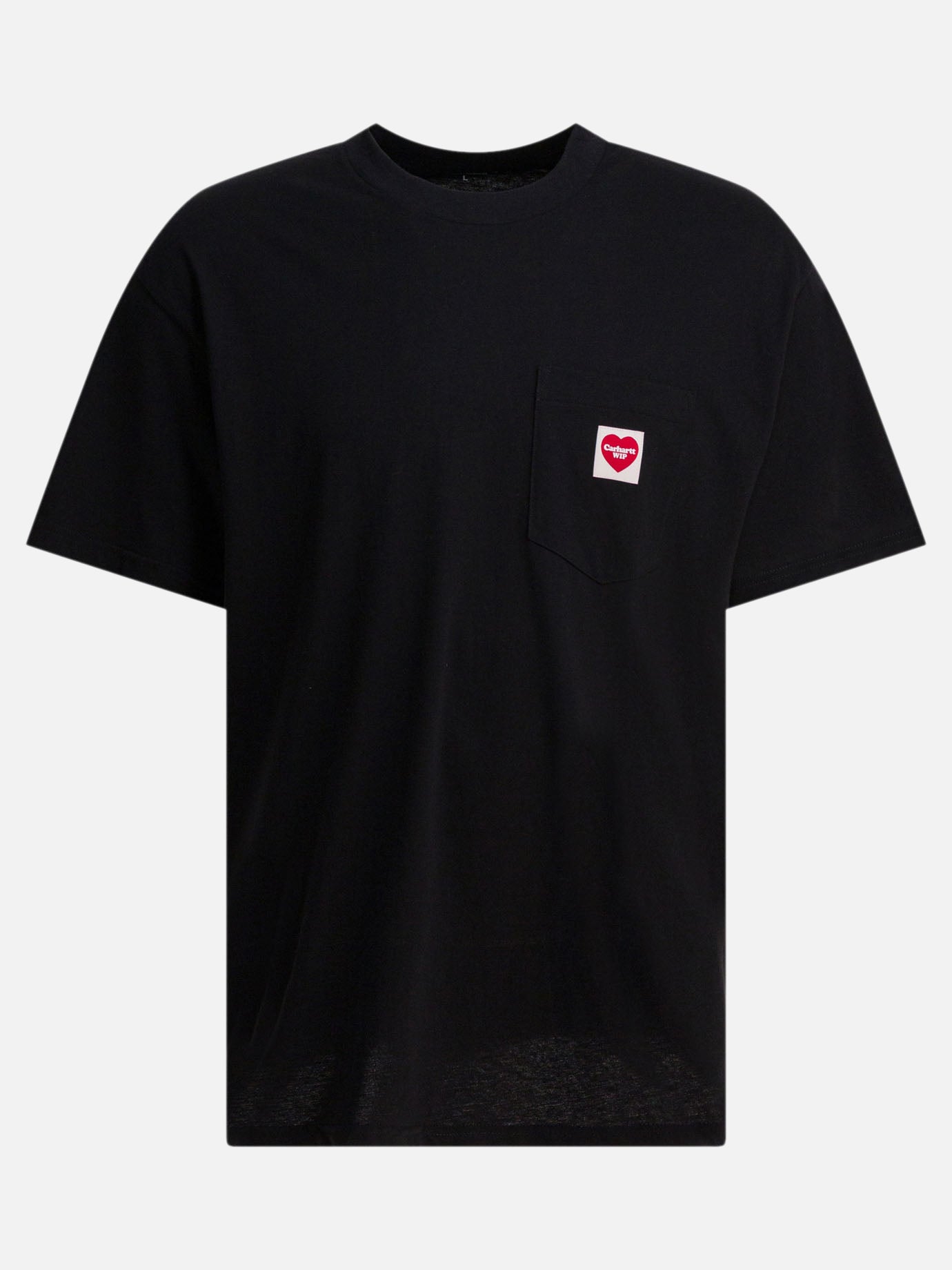 Crewneck t-shirts Solid colour  Black - Carhartt WIP Men | PDP | VIETTI Online Store | Zoom-Modal
