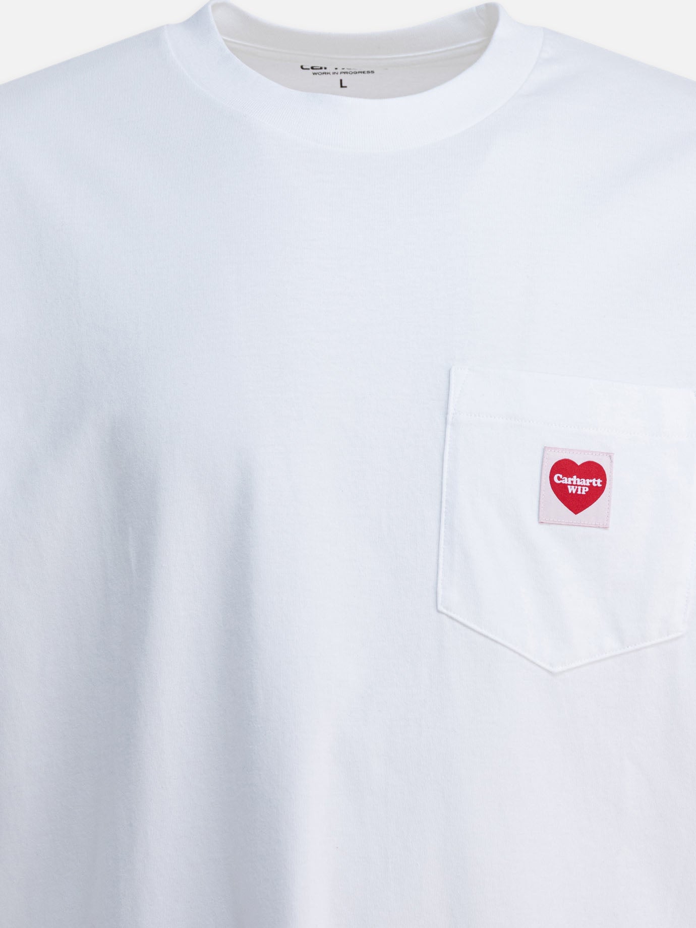 Crewneck t-shirts Solid colour  White - Carhartt WIP Men | PDP | VIETTI Online Store | thumbnail_3