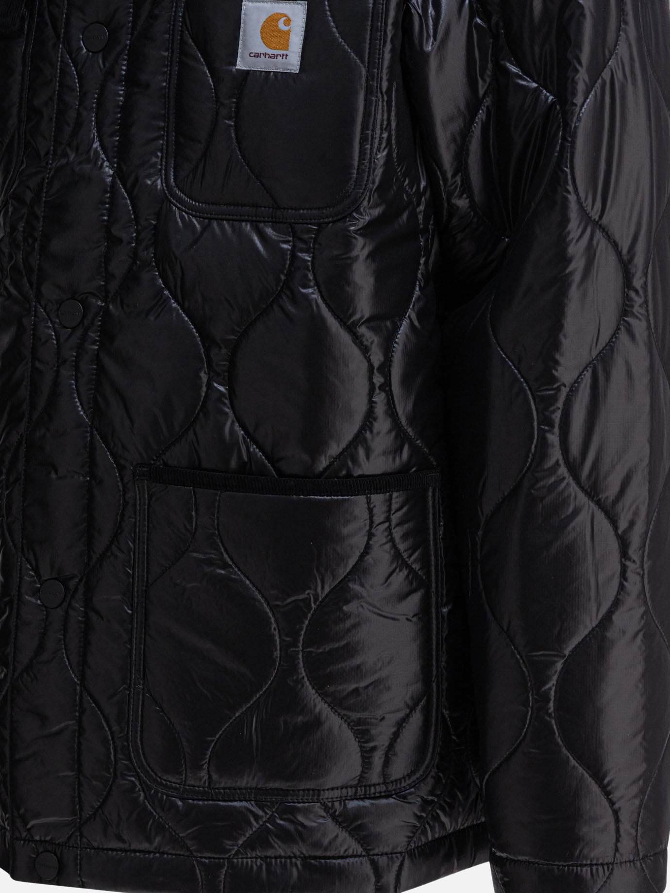 Quilted & Utility Jackets Logo  Black - Carhartt WIP Men | PDP | VIETTI Online Store | Zoom-Modal_4

