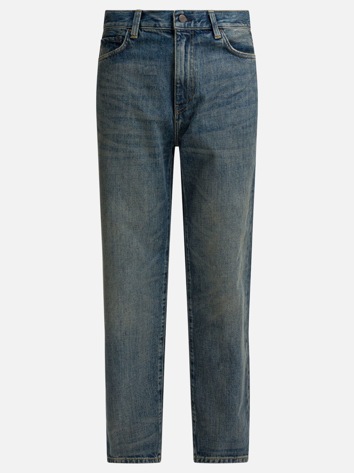 Wide-leg jeans Solid colour  Blue - Carhartt WIP Men | PDP | VIETTI Online Store | thumbnail
