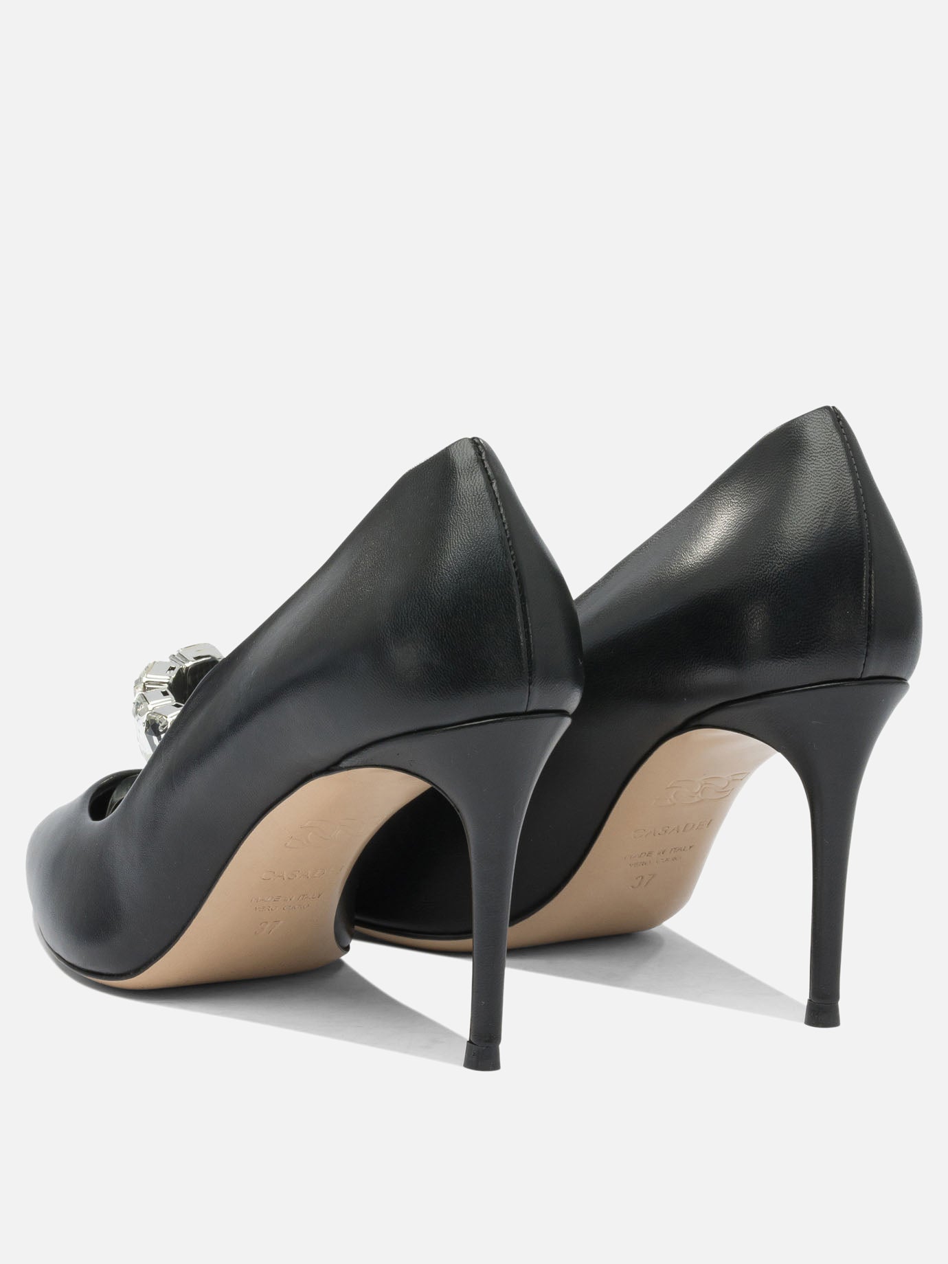 Pumps 100% leather - 100% leather  Black - Casadei Women | PDP | VIETTI Online Store | thumbnail_4