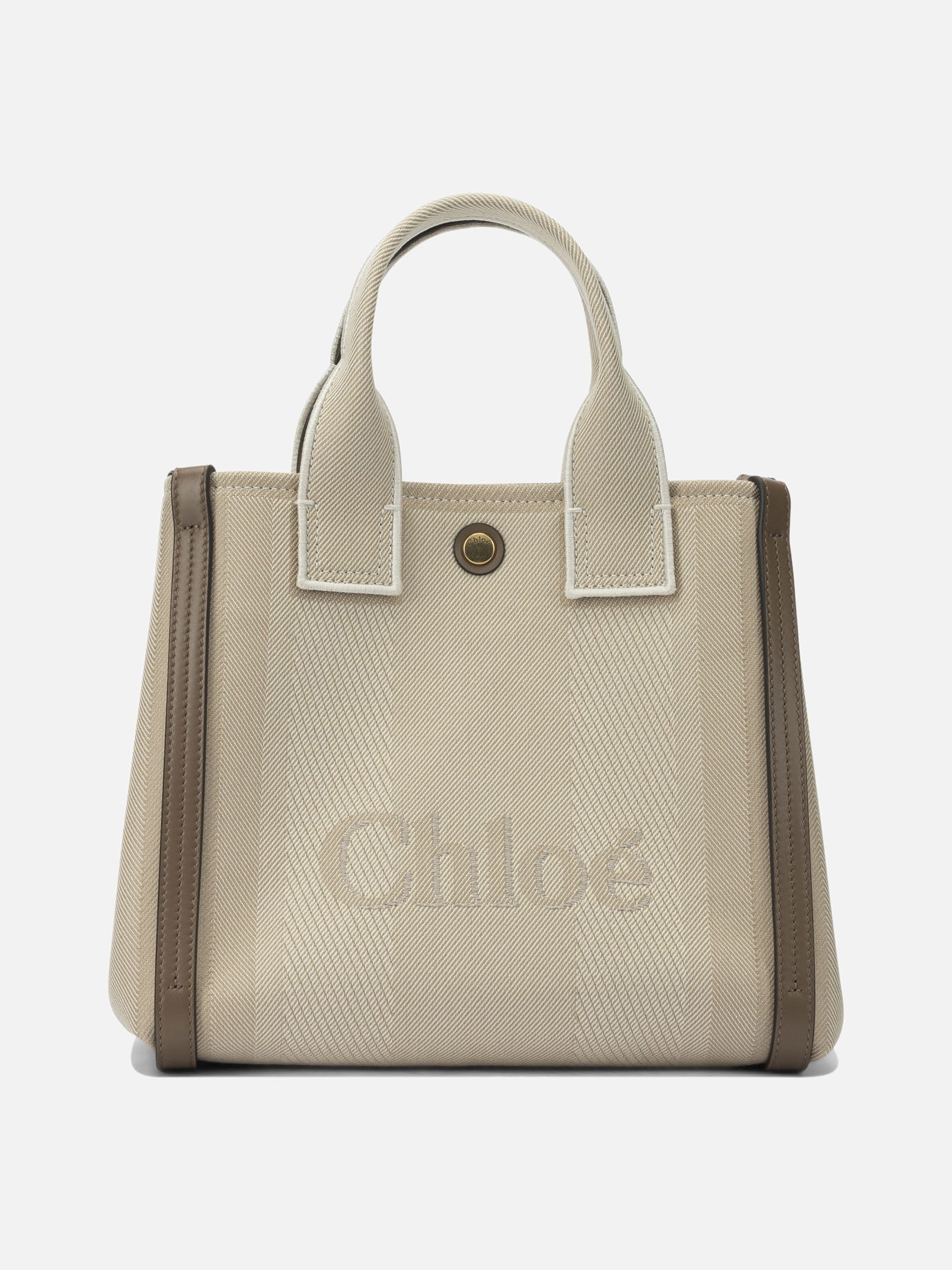 Small bags 91% recycled cotton 6% polyester 3% other fibres  Beige - Chloé Women | PDP | VIETTI Online Store | thumbnail