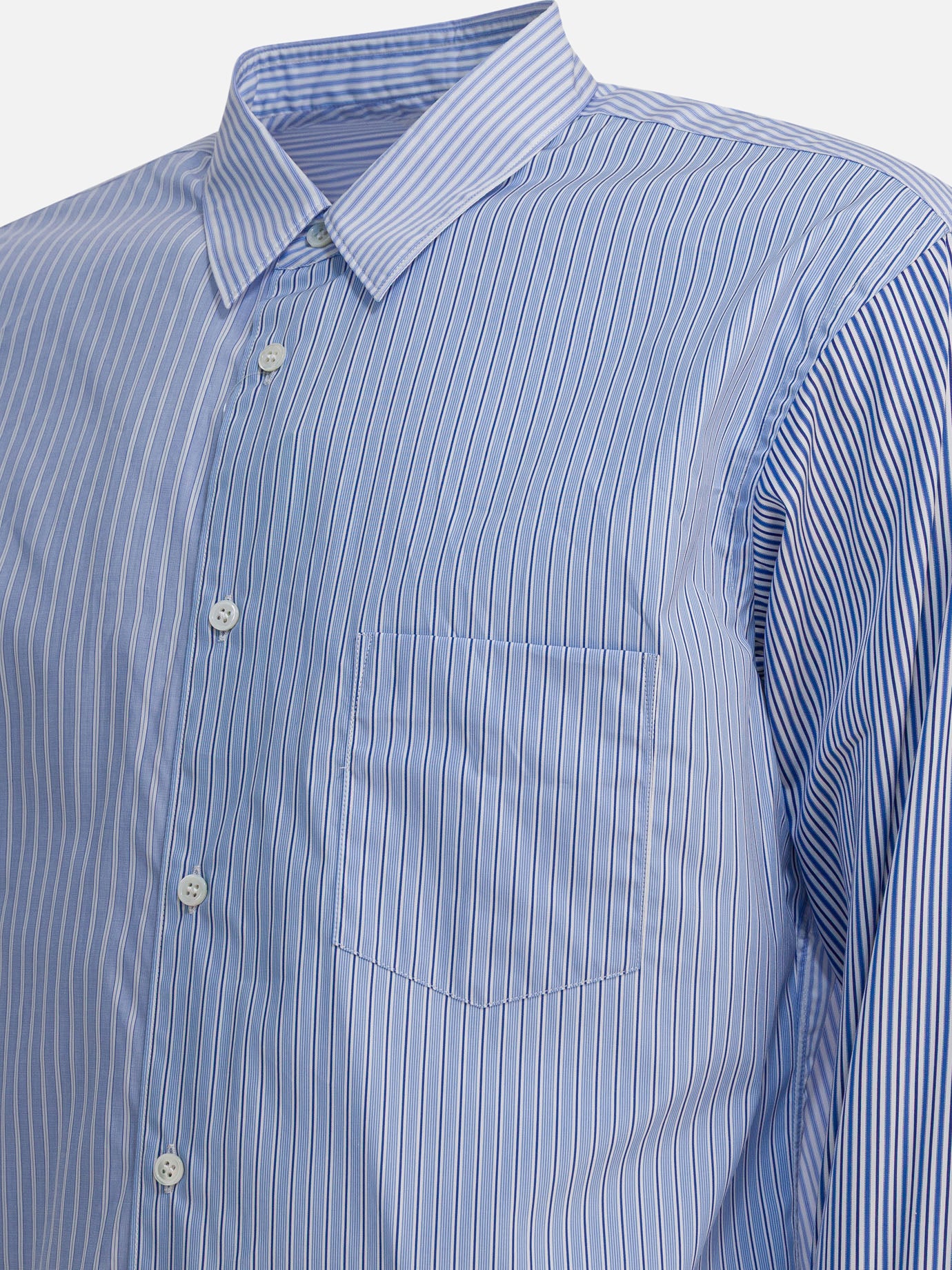 Casual shirts Striped  Light blue - Comme Des Garçons Forever Men | PDP | VIETTI Online Store | thumbnail_4