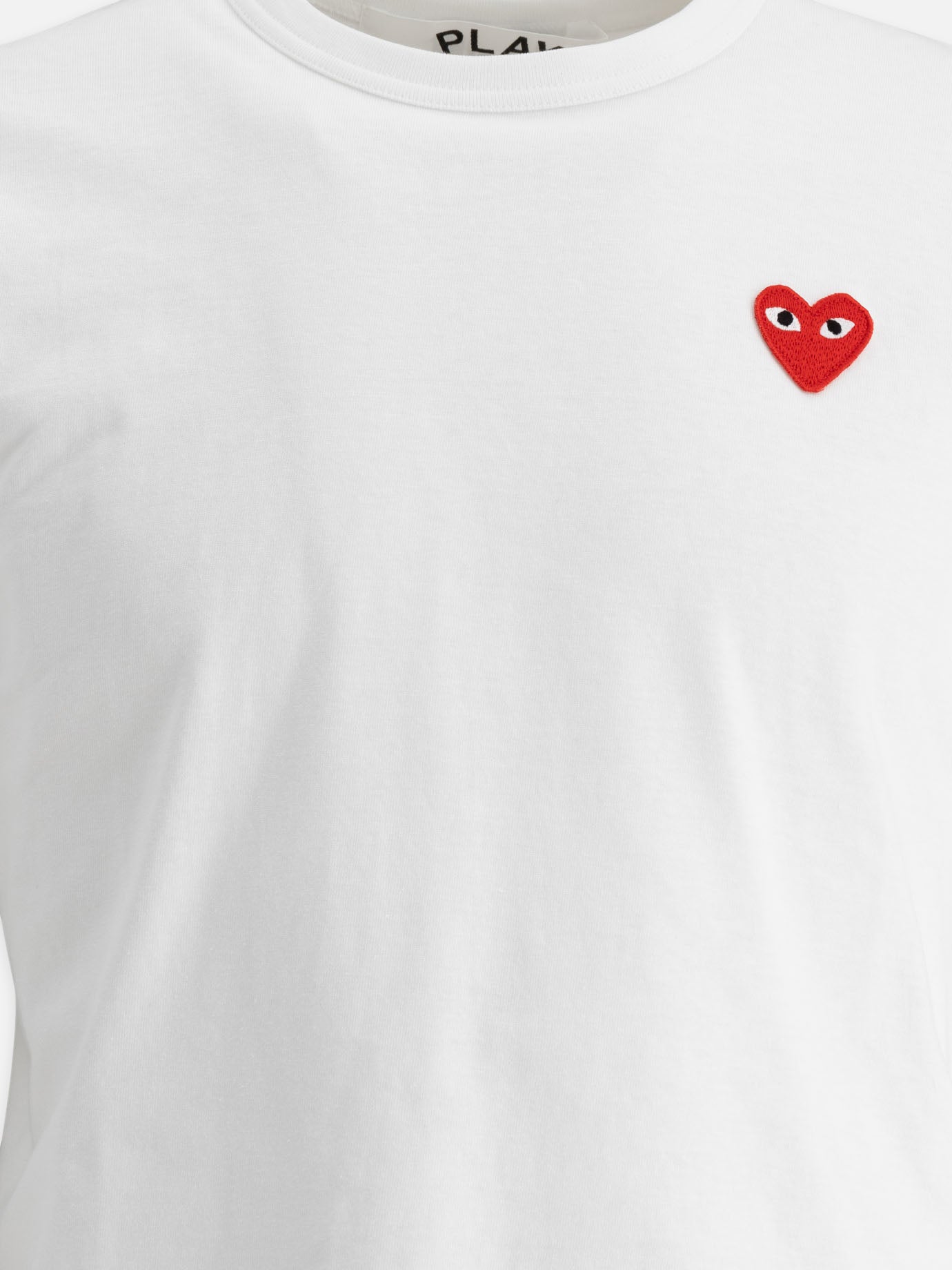Crewneck t-shirts Logo  White - Comme Des Garçons Play Men | PDP | VIETTI Online Store | thumbnail_3