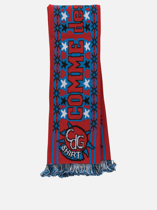 Fringed scarves 100% acrylic  Red - Comme Des Garçons Shirt Men | PDP | VIETTI Online Store 
