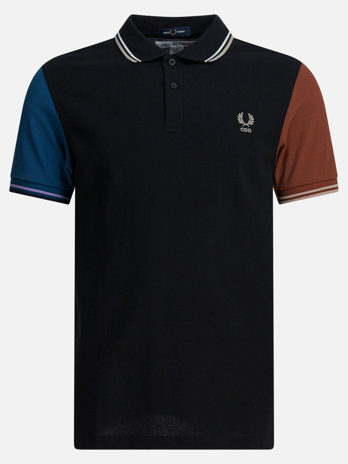 Polo shirts with buttons Logo  Black - Comme Des Garçons Shirt Men | PDP | VIETTI Online Store | Zoom-Modal
