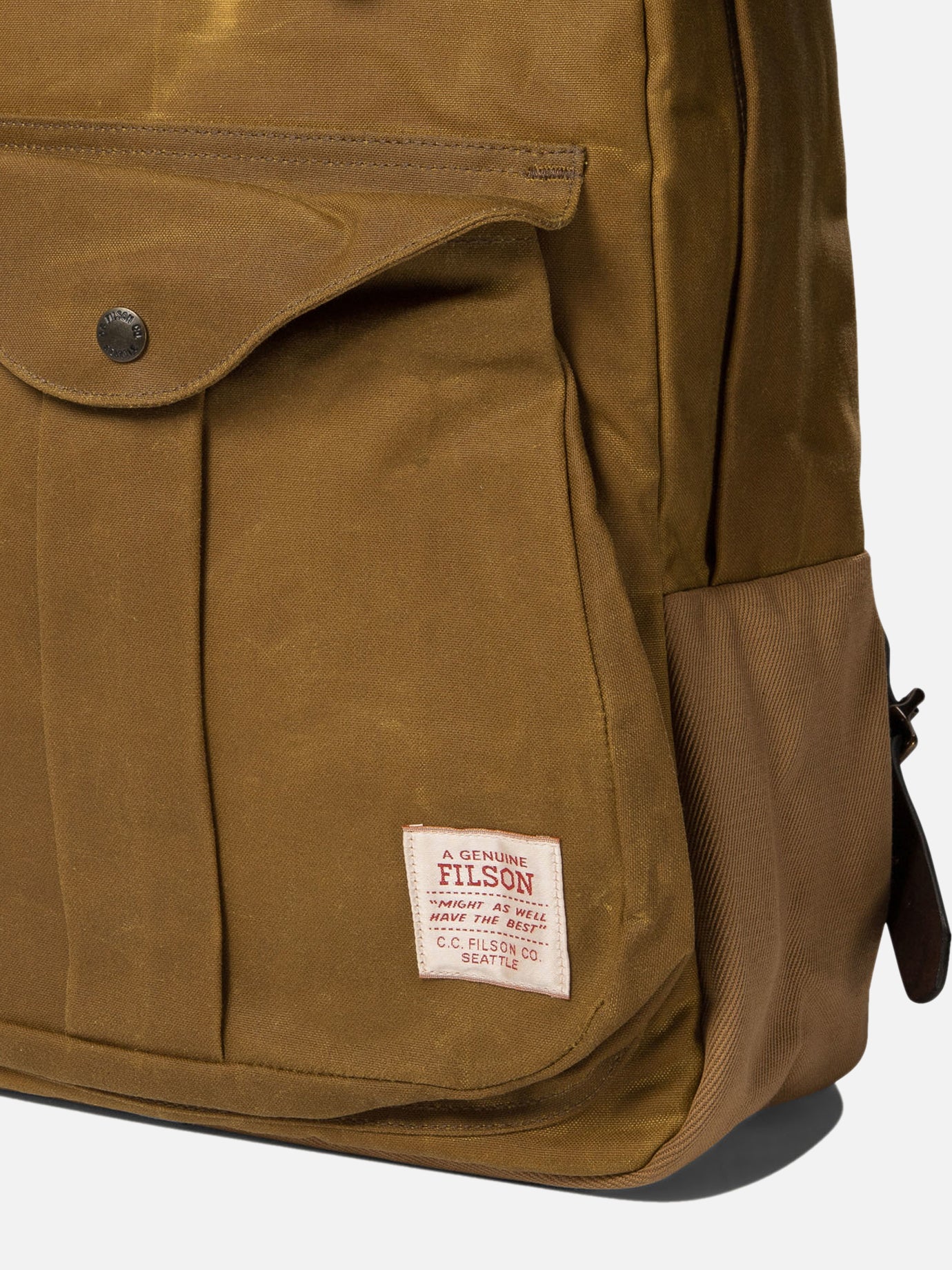 Casual backpacks 100% cotton  Brown - Filson Men | PDP | VIETTI Online Store | Zoom-Modal_4
