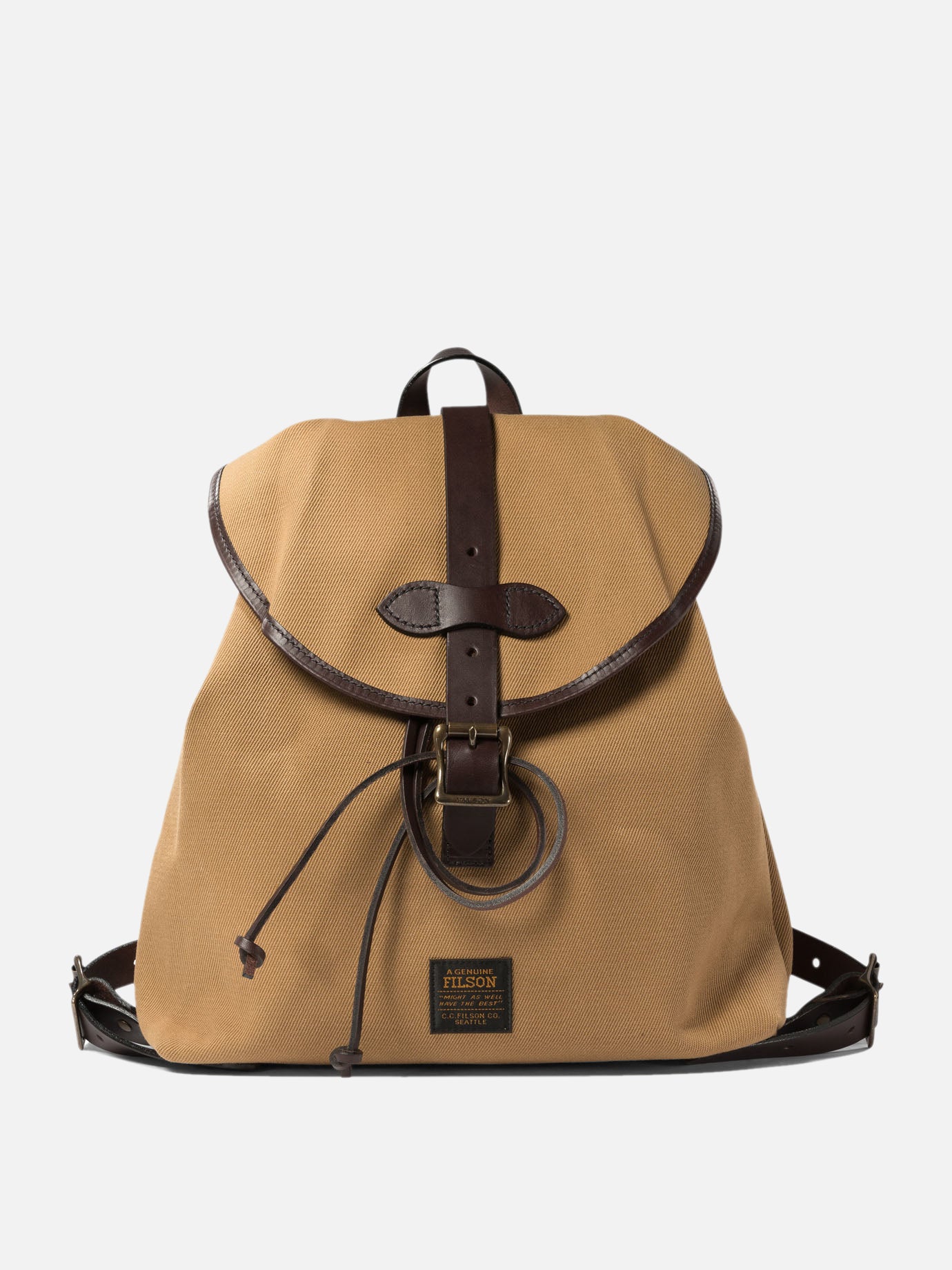 Casual backpacks 100% cotton  Brown - Filson Women | PDP | VIETTI Online Store | Zoom-Modal
