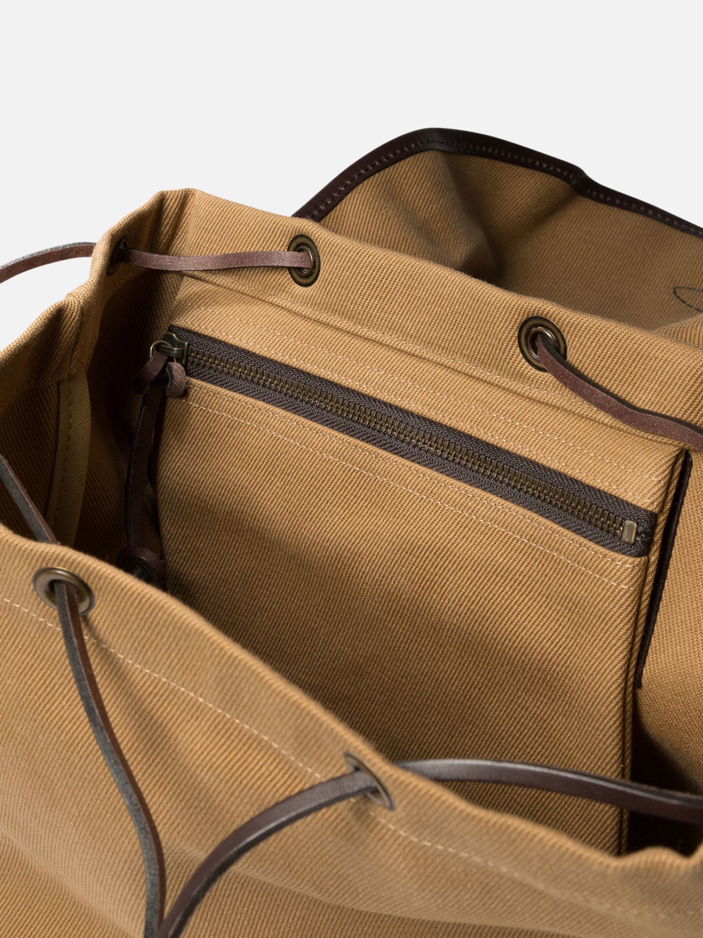 Casual backpacks 100% cotton  Brown - Filson Women | PDP | VIETTI Online Store | Zoom-Modal_5
