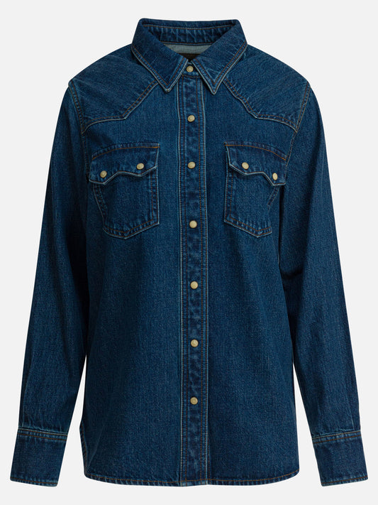 Casual shirts Solid colour  Blue - Filson Women | PLP | VIETTI Online Store 
