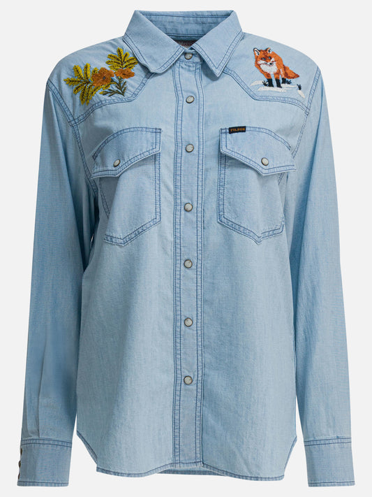 Casual shirts Solid colour  Light blue - Filson Women | PLP | VIETTI Online Store 
