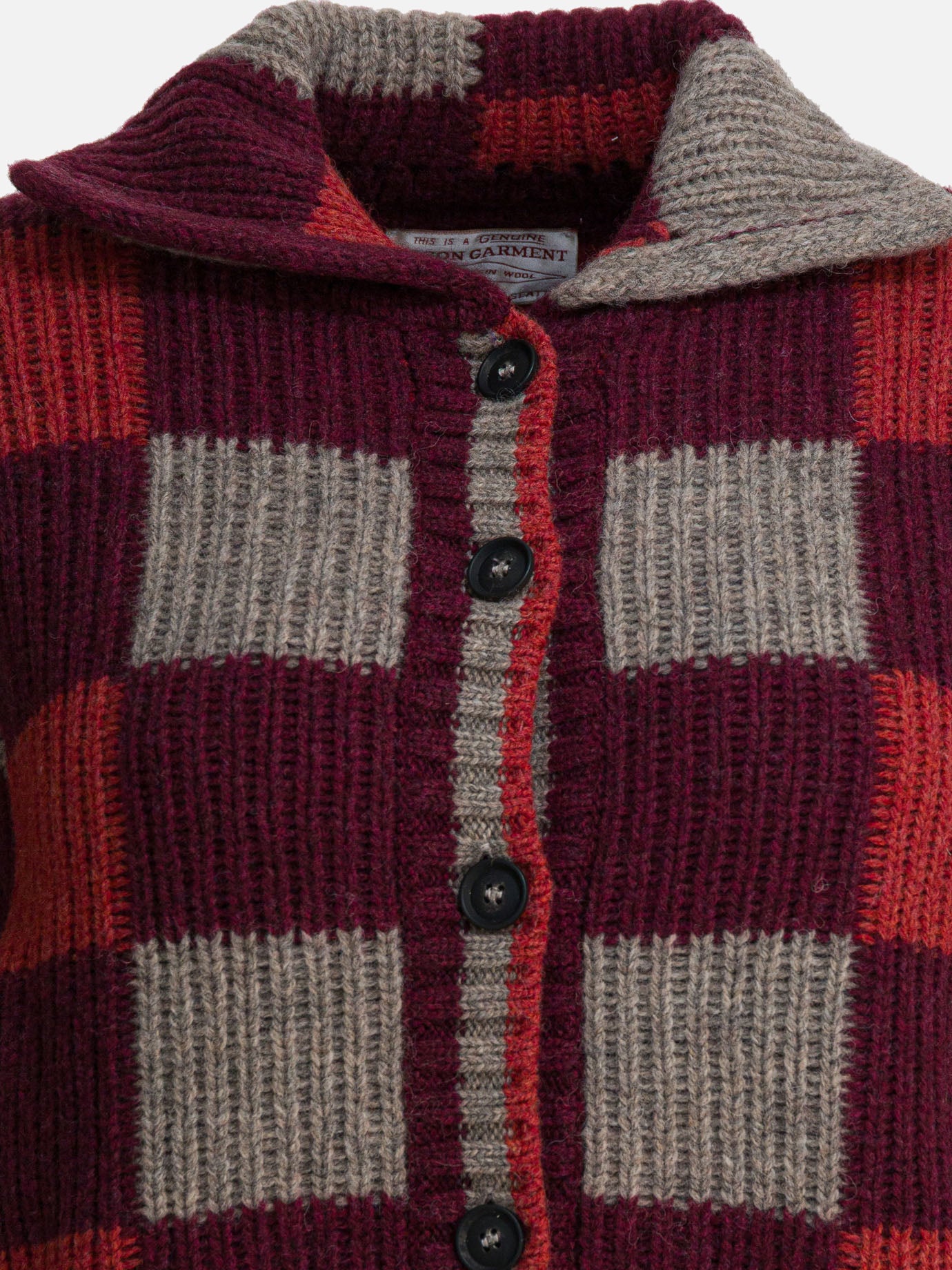 Cardigans Check  Bordeaux - Filson Women | PDP | VIETTI Online Store | Zoom-Modal_3
