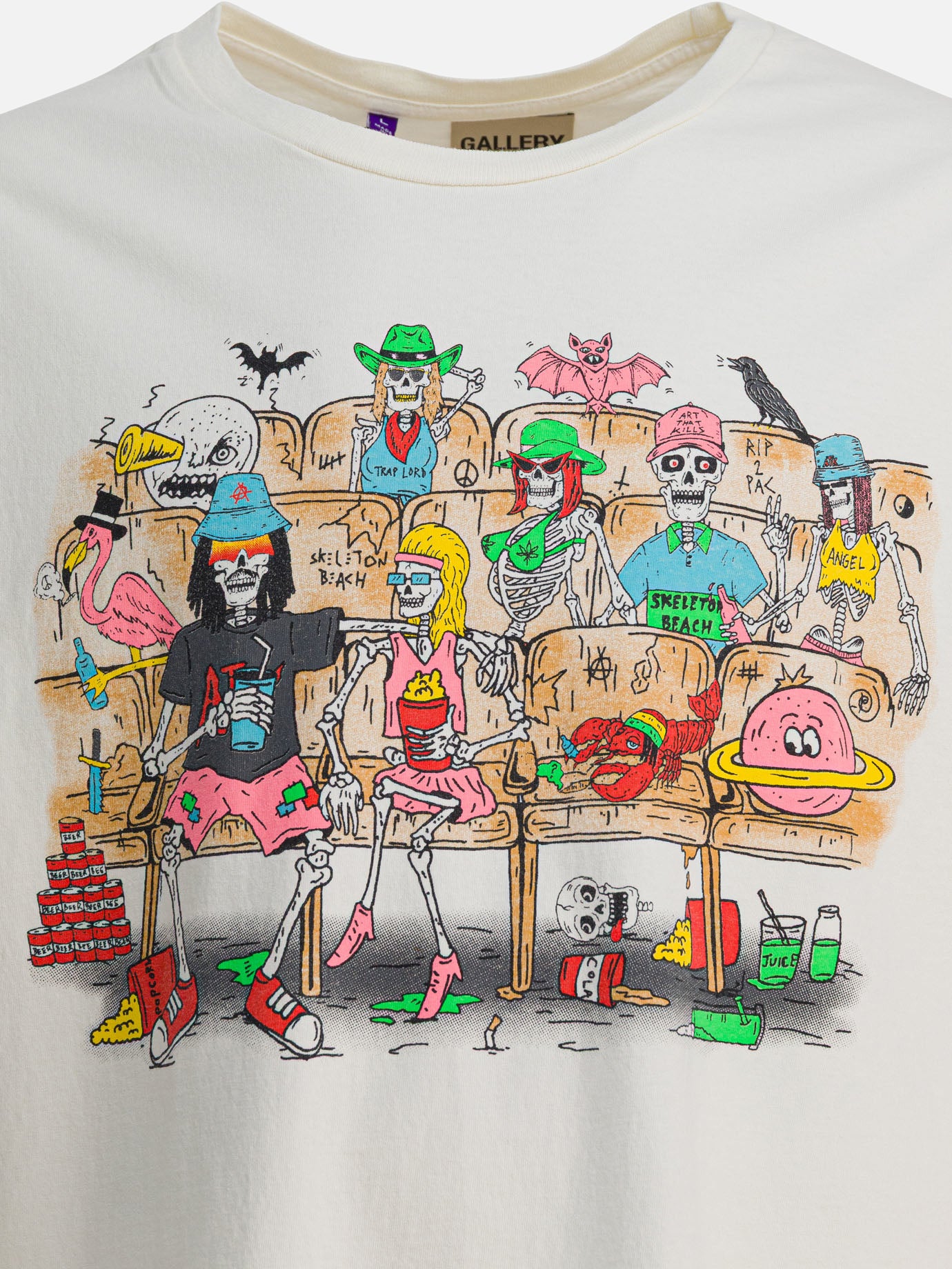 Crewneck t-shirts Print  White - Gallery Dept. Men | PDP | VIETTI Online Store | thumbnail_3