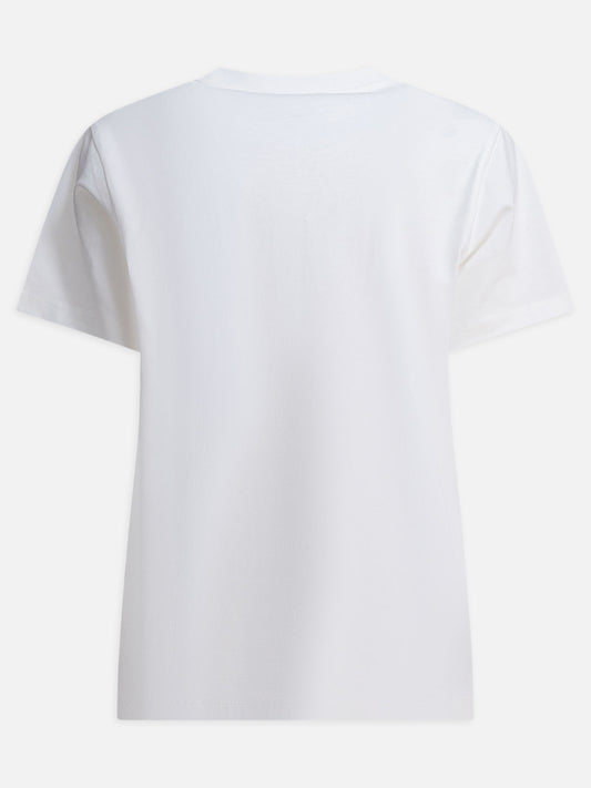 Crewneck t-shirts Logo  Beige - Ganni Women | PLP | VIETTI Online Store | 2
