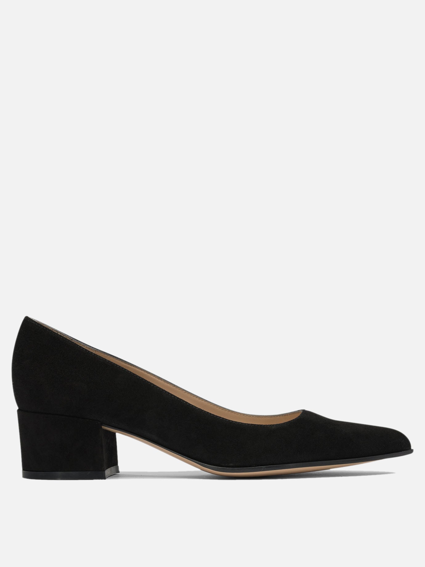 Pumps 100% suede - 100% leather  Black - Gianvito Rossi Women | PDP | VIETTI Online Store | Zoom-Modal
