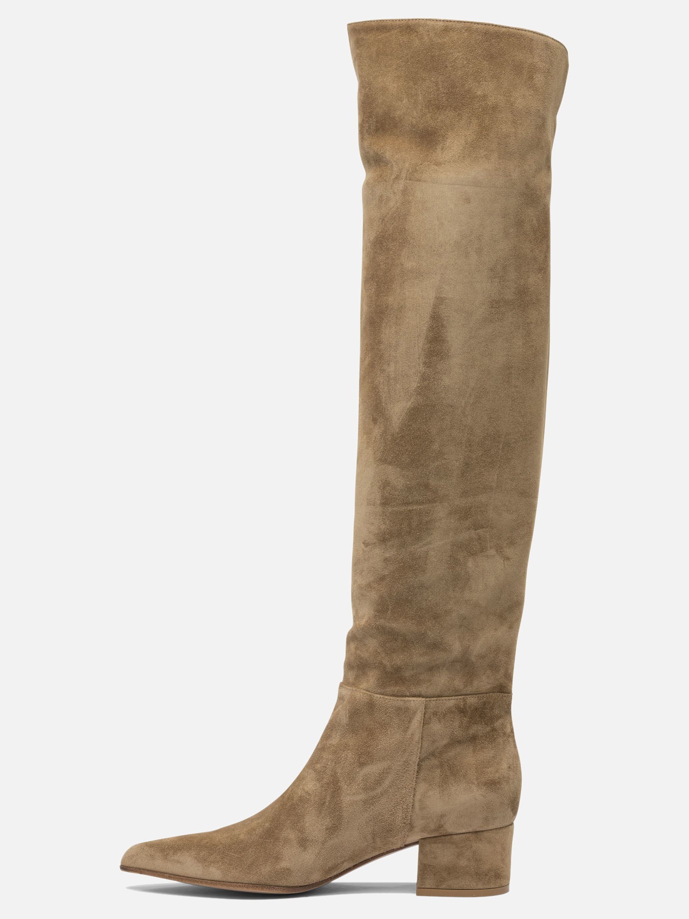Over the knee 100% suede - 100% leather  Beige - Gianvito Rossi Women | PDP | VIETTI Online Store | thumbnail_3