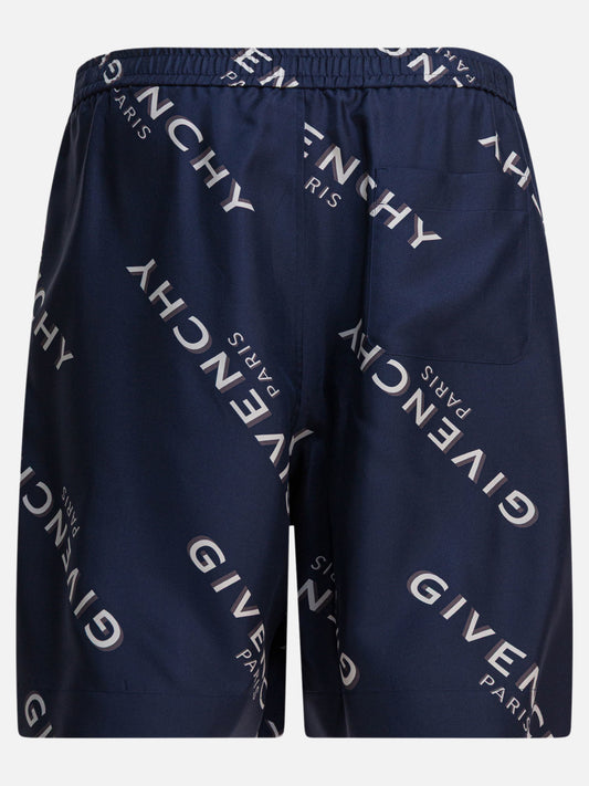 Drawstring shorts Logo  Blue - Givenchy Men | PDP | VIETTI Online Store | 2
