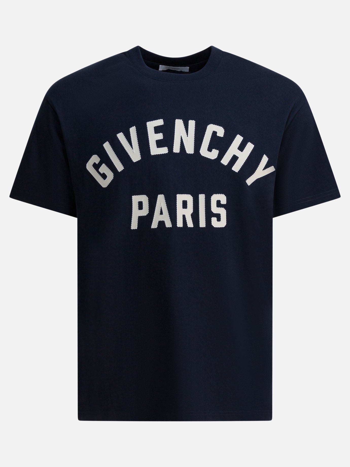 Crewneck t-shirts Logo  Blue - Givenchy Men | PDP | VIETTI Online Store | Zoom-Modal
