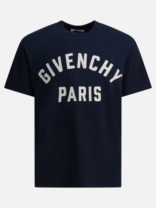 Crewneck t-shirts Logo  Blue - Givenchy Men | PLP | VIETTI Online Store 
