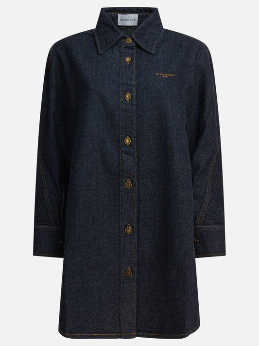 Casual shirts Logo  Blue - Givenchy Women | PLP | VIETTI Online Store 
