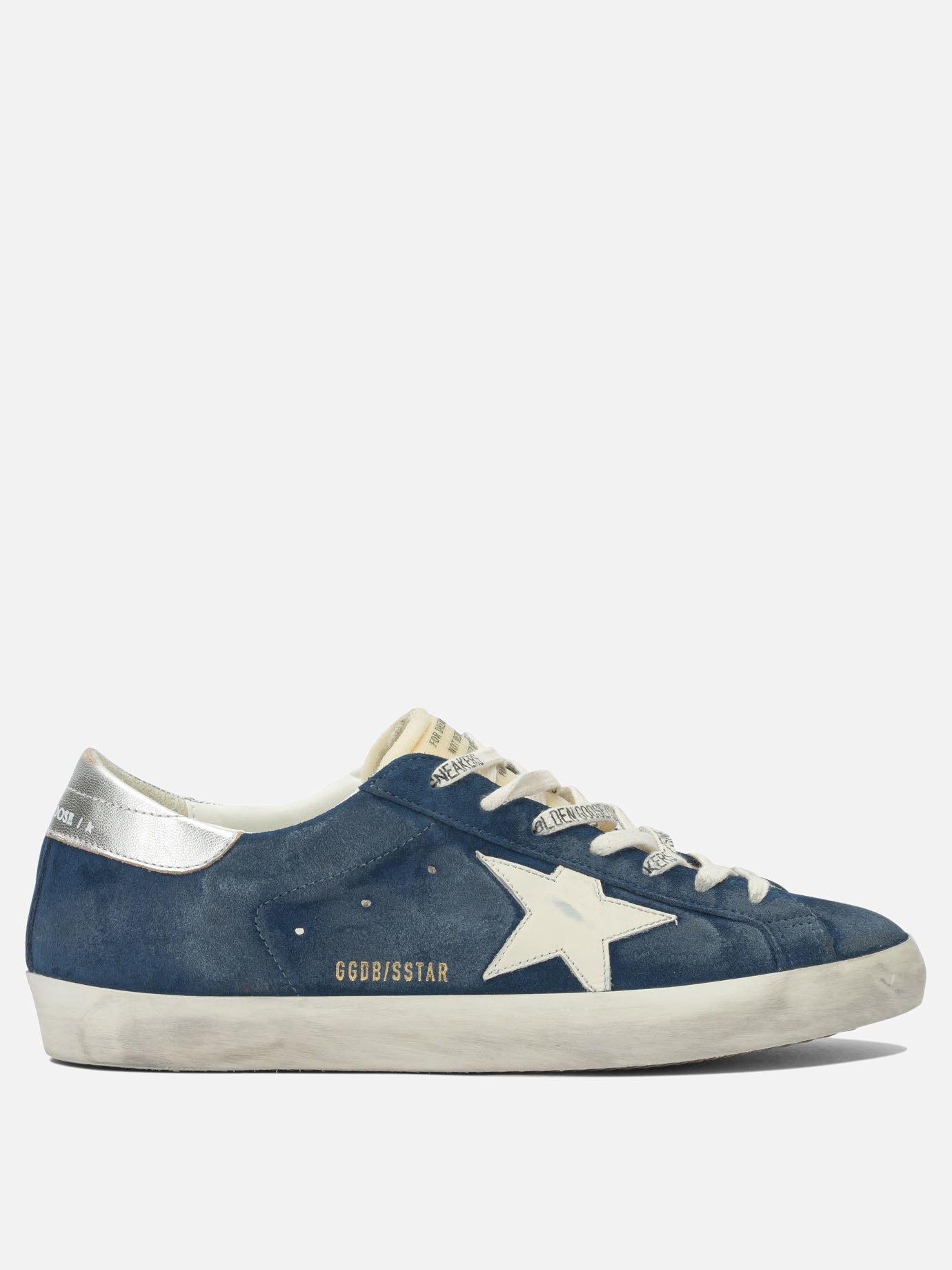 Low top sneakers 79% cow leather 17% polyurethane 4% goat leather - 100% rubber  Blue - Golden Goose Men | PDP | VIETTI Online Store | Zoom-Modal
