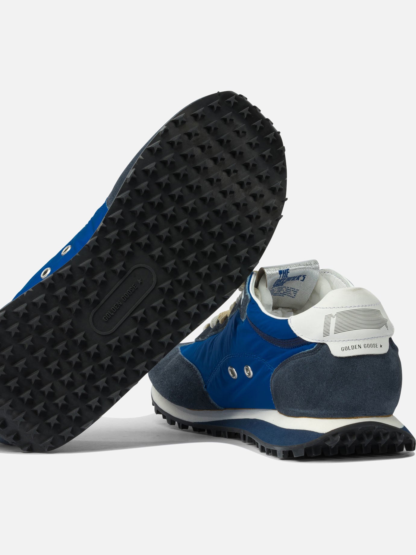 Low top sneakers 41% cow leather 18% polyamide 5% polyurethane 2% goat leather - 100% rubber  Blue - Golden Goose Men | PDP | VIETTI Online Store | thumbnail_5