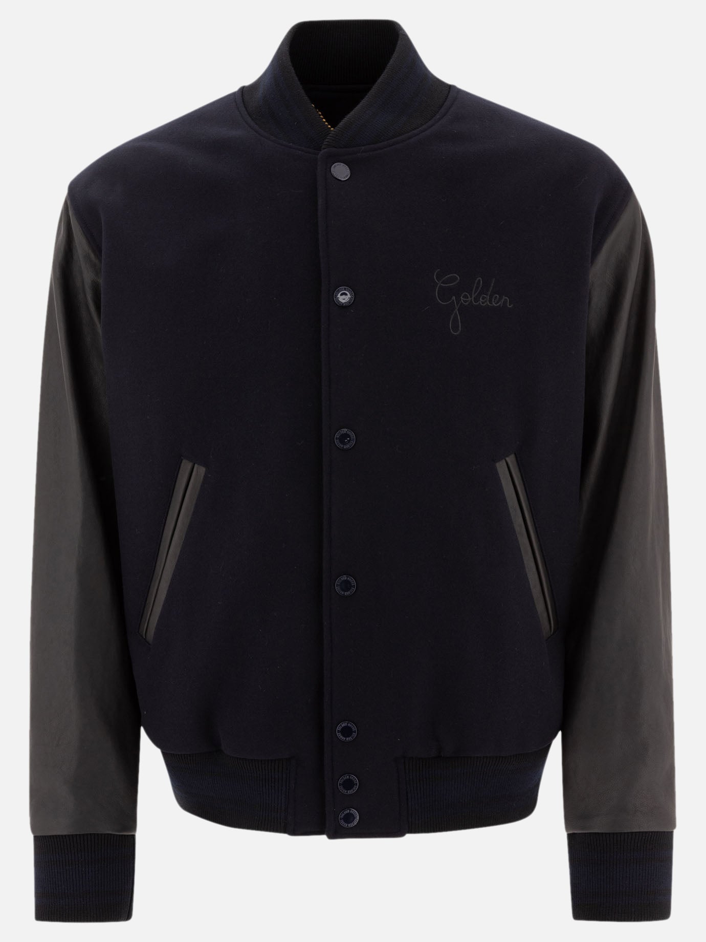 Bomber jackets Solid colour  Blue - Golden Goose Men | PDP | VIETTI Online Store | thumbnail