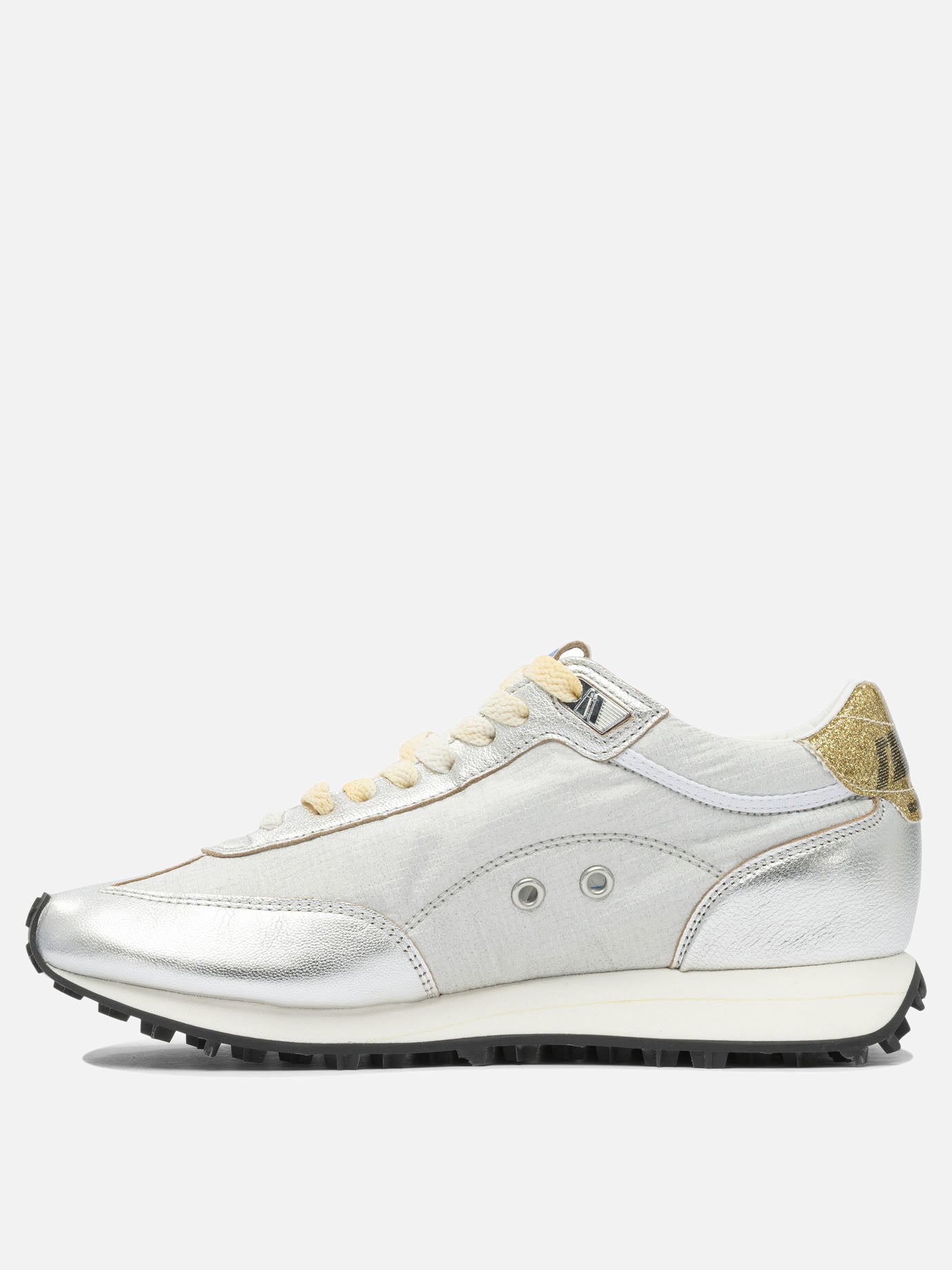Low top sneakers 48% polyamide 39% goat leather 6% polyurethane 1% polyvinyle - 100% rubber  Silver - Golden Goose Women | PDP | VIETTI Online Store | thumbnail_3