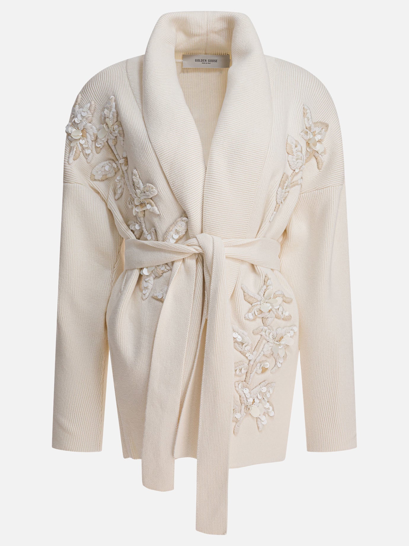 Cardigans Embroidered  White - Golden Goose Women | PDP | VIETTI Online Store | thumbnail