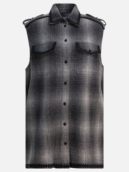 Mini dresses Check  Grey - Golden Goose Women | PLP | VIETTI Online Store 

