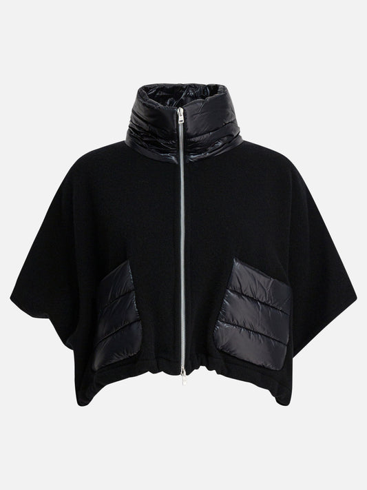 Capes Solid colour  Black - Herno Women | PDP | VIETTI Online Store 
