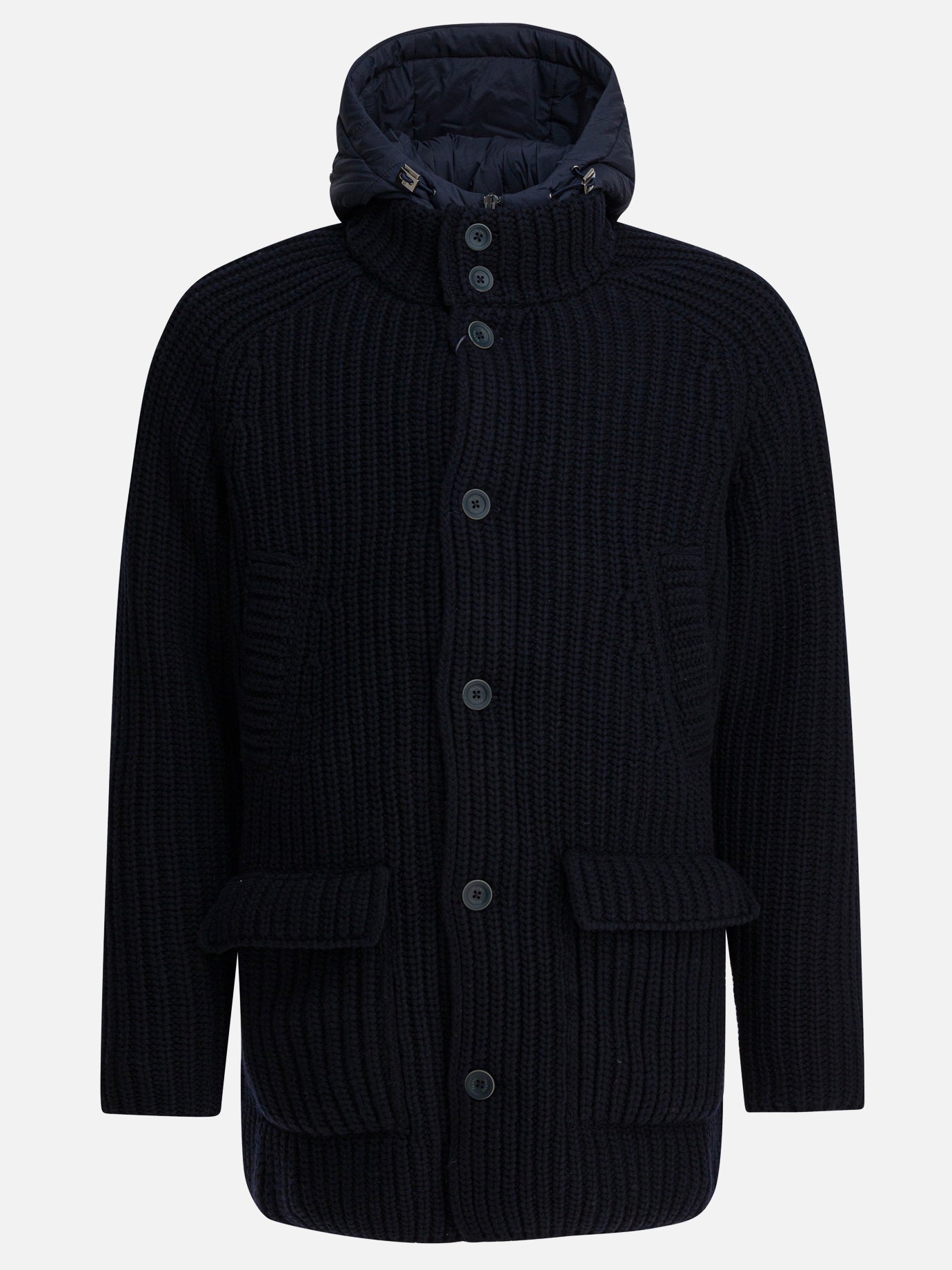 Short coats Solid colour  Blue - Herno Men | PDP | VIETTI Online Store | Zoom-Modal
