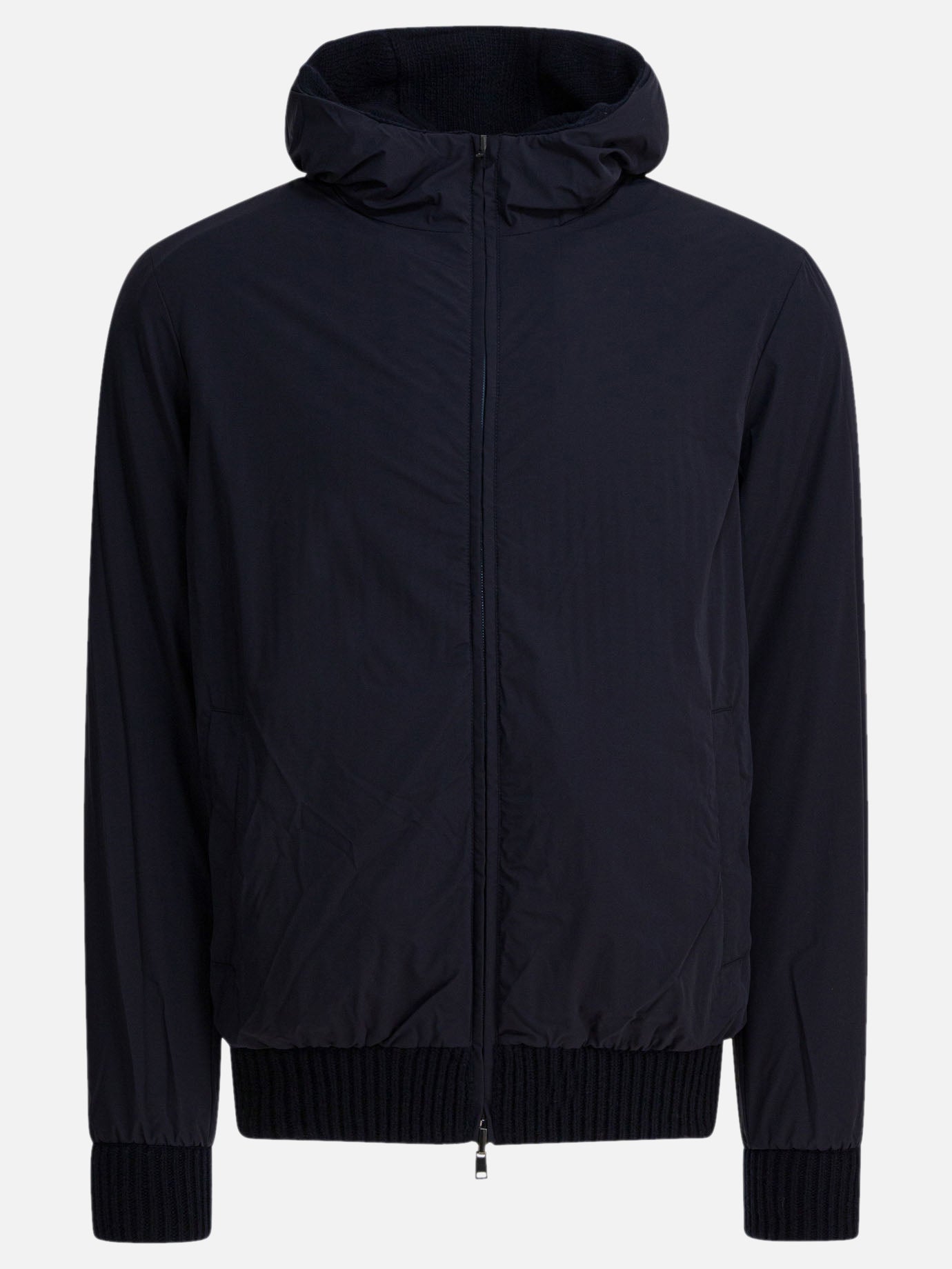 Bomber jackets Solid colour  Blue - Herno Men | PDP | VIETTI Online Store | Zoom-Modal_2
