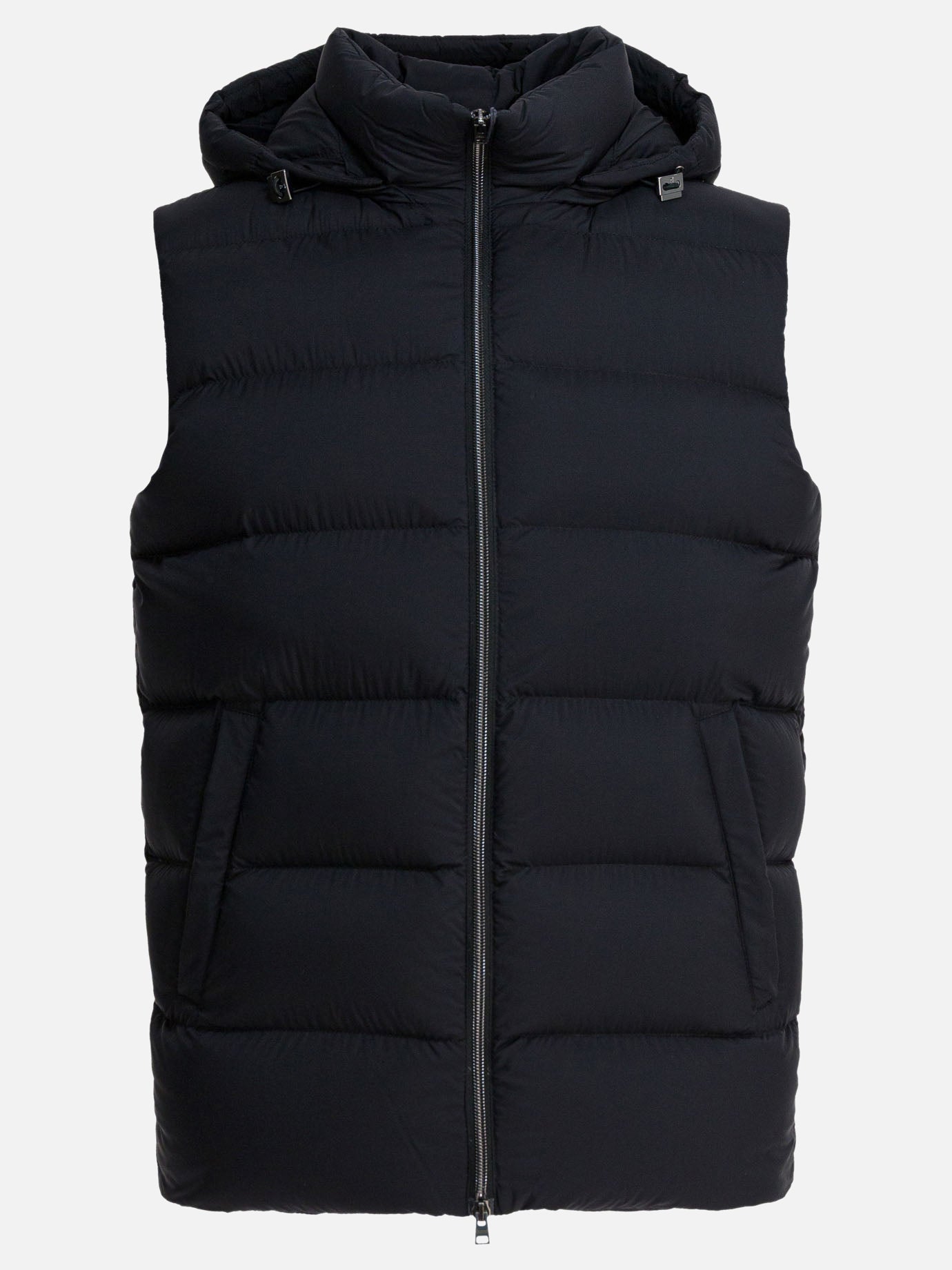 Vest jackets Solid colour  Black - Herno Men | PDP | VIETTI Online Store | Zoom-Modal
